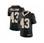 Men's Nike New Orleans Saints #43 Marcus Williams Limited Black Team Color NFL Jersey