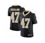 Men's Nike New Orleans Saints #47 Alex Anzalone Vapor Untouchable Limited Black Team Color NFL Jersey