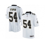 Men's Nike New Orleans Saints #54 Nate Stupar Limited White NFL Jersey
