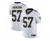 Men's Nike New Orleans Saints #57 Rickey Jackson Vapor Untouchable Limited White NFL Jersey