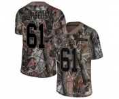 Men's Nike New Orleans Saints #61 Josh LeRibeus Camo Rush Realtree Limited NFL Jersey