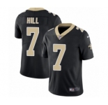 Men's Nike New Orleans Saints #7 Taysom Hill Black Team Color Vapor Untouchable Limited Player NFL Jersey