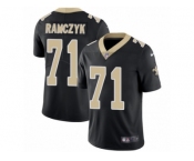 Men's Nike New Orleans Saints #71 Ryan Ramczyk Vapor Untouchable Limited Black Team Color NFL Jersey