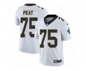 Men's Nike New Orleans Saints #75 Andrus Peat Vapor Untouchable Limited White NFL Jersey