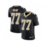 Men's Nike New Orleans Saints #77 Willie Roaf Vapor Untouchable Limited Black Team Color NFL Jersey