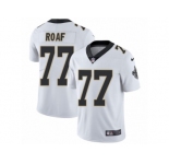 Men's Nike New Orleans Saints #77 Willie Roaf Vapor Untouchable Limited White NFL Jersey