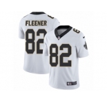 Men's Nike New Orleans Saints #82 Coby Fleener Vapor Untouchable Limited White NFL Jersey