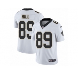 Men's Nike New Orleans Saints #89 Josh Hill Vapor Untouchable Limited White NFL Jersey