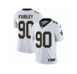 Men's Nike New Orleans Saints #90 Nick Fairley Vapor Untouchable Limited White NFL Jersey
