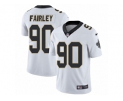 Men's Nike New Orleans Saints #90 Nick Fairley Vapor Untouchable Limited White NFL Jersey