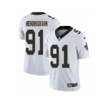 Men's Nike New Orleans Saints #91 Trey Hendrickson Vapor Untouchable Limited White NFL Jersey