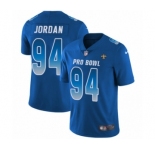Men's Nike New Orleans Saints #94 Cameron Jordan Limited Royal Blue NFC 2019 Pro Bowl NFL Jersey