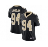 Men's Nike New Orleans Saints #94 Cameron Jordan Vapor Untouchable Limited Black Team Color NFL Jersey