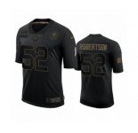 New Orleans Saints #52 Craig Robertson Black 2020 Salute to Service Limited Jersey