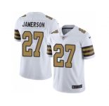 Nike New Orleans Saints #27 Natrell Jamerson White Men Stitched NFL Limited Rush Jersey
