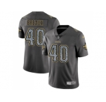 Nike New Orleans Saints #40 Delvin Breaux Gray Static Men NFL Vapor Untouchable Limited Jersey
