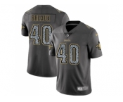 Nike New Orleans Saints #40 Delvin Breaux Gray Static Men NFL Vapor Untouchable Limited Jersey
