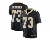 Nike New Orleans Saints #73 Rick Leonard Black Team Color Men Stitched NFL Vapor Untouchable Limited Jersey