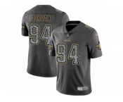 Nike New Orleans Saints #94 Cameron Jordan Gray Static Men NFL Vapor Untouchable Limited Jersey