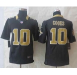 nike nfl jerseys new orleans saints #10 cooks black[nike Limited][cooks]