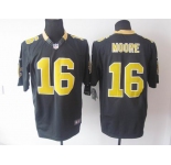 nike nfl jerseys new orleans saints #16 lance moore black[nike limited]