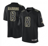 nike nfl jerseys new orleans saints #8 manning black[nike impact limited]
