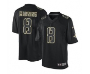 nike nfl jerseys new orleans saints #8 manning black[nike impact limited]