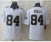 nike nfl jerseys new orleans saints #84 stills white[nike Limited]