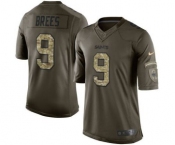 nike nfl jerseys new orleans saints #9 brees army green[nike Limited Salute To Service]