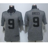 nike nfl jerseys new orleans saints #9 brees gray[nike Limited]