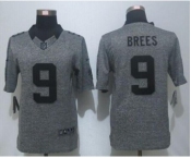 nike nfl jerseys new orleans saints #9 brees gray[nike Limited]