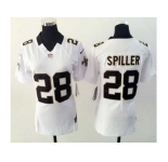 Nike Women New Saints #28 C.J. Spiller white Team Color Stitched Jerseys