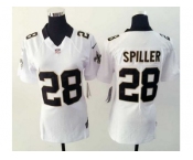 Nike Women New Saints #28 C.J. Spiller white Team Color Stitched Jerseys