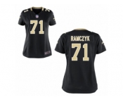 Women New Orleans Saints #71 Ryan Ramczyk Nike Black 2017 Draft Pick Game Jersey