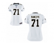 Women New Orleans Saints #71 Ryan Ramczyk Nike White 2017 Draft Pick Game Jersey