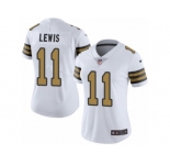 Women Nike New Orleans Saints #11 Tommylee Lewis Limited White Rush Vapor Untouchable NFL Jersey