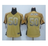 Women Nike New Orleans Saints #50 Anthony Gold Jerseys(Drift Fashion)