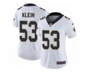 Women Nike New Orleans Saints #53 A.J. Klein White Vapor Untouchable Limited Player NFL Jersey