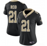 Women's New Orleans Saints #21 Justin Reid Black 2025 Vapor Stitched Jersey