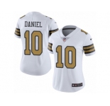 Women's Nike New Orleans Saints #10 Chase Daniel Limited White Rush NFL Jersey
