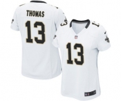 Women's Nike New Orleans Saints #13 Michael Thomas Game White NFL Jersey