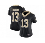 Women's Nike New Orleans Saints #13 Michael Thomas Vapor Untouchable Limited Black Team Color NFL Jersey