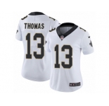 Women's Nike New Orleans Saints #13 Michael Thomas Vapor Untouchable Limited White NFL Jersey