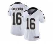 Women's Nike New Orleans Saints #16 Brandon Coleman Vapor Untouchable Limited White NFL Jersey