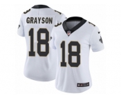 Women's Nike New Orleans Saints #18 Garrett Grayson Vapor Untouchable Limited White NFL Jersey