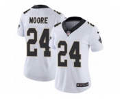 Women's Nike New Orleans Saints #24 Sterling Moore Vapor Untouchable Limited White NFL Jersey