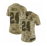 Women's Nike New Orleans Saints #24 Vonn Bell Limited Camo 2018 Salute to Service NFL Jersey