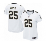 Women's Nike New Orleans Saints #25 Eli Apple Game White NFL Jersey