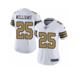Women's Nike New Orleans Saints #25 P. J. Williams Limited White Rush NFL Jersey