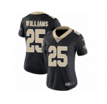 Women's Nike New Orleans Saints #25 P. J. Williams Vapor Untouchable Limited Black Team Color NFL Jersey